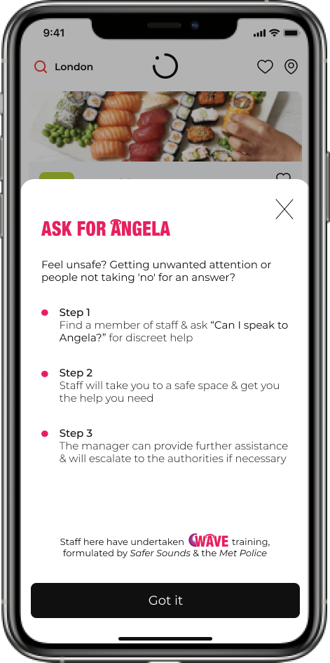 OrderPay Ask For Angela